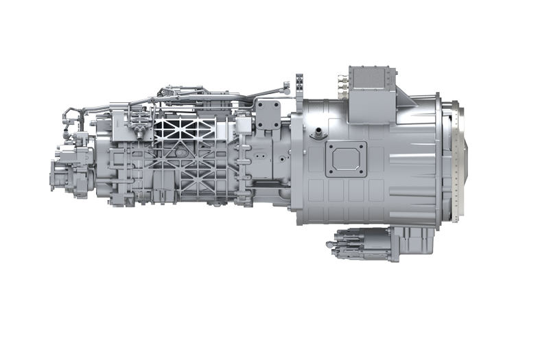 Grupo motopropulsor de tractocamión híbrido en paralelo WPHQ00-607-01