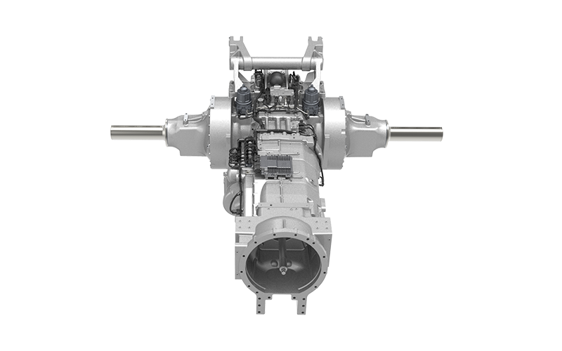 Eje de transmisión variable continua hidromecánica (HMCVT)