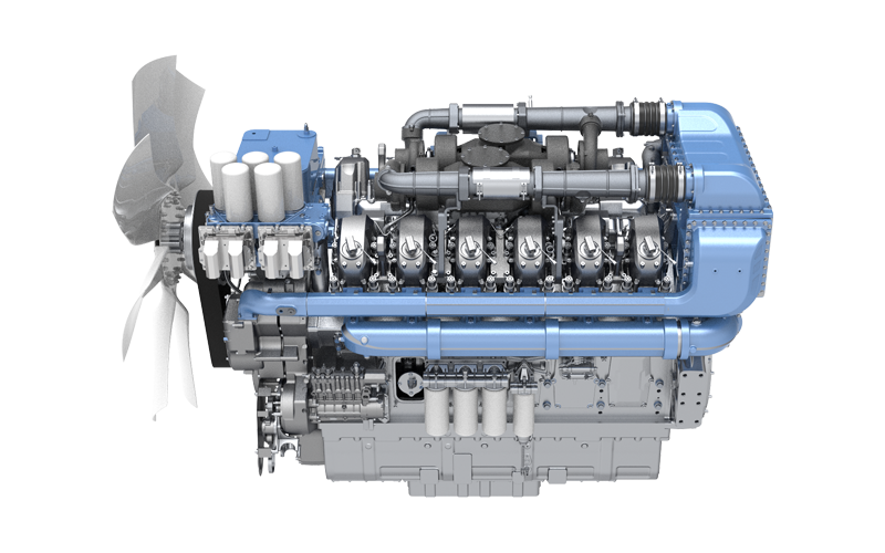 Motor para vagón ferroviario 12M55