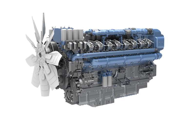 Motor para vagón ferroviario 16M55