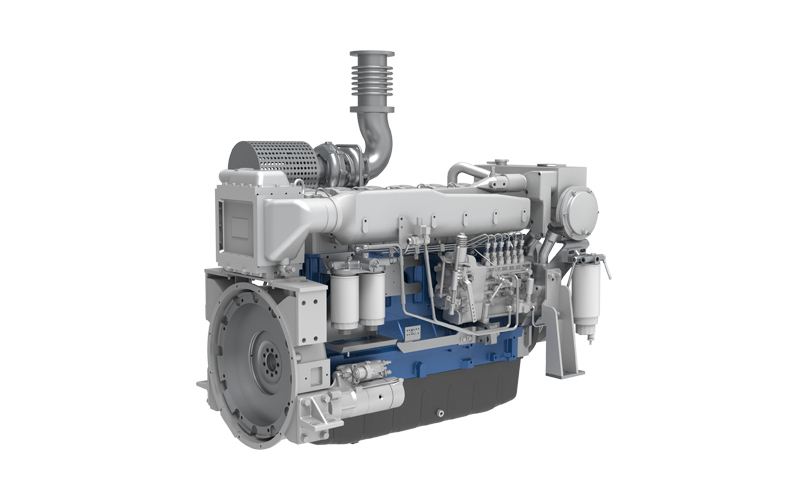 Motor diésel marino serie WD10